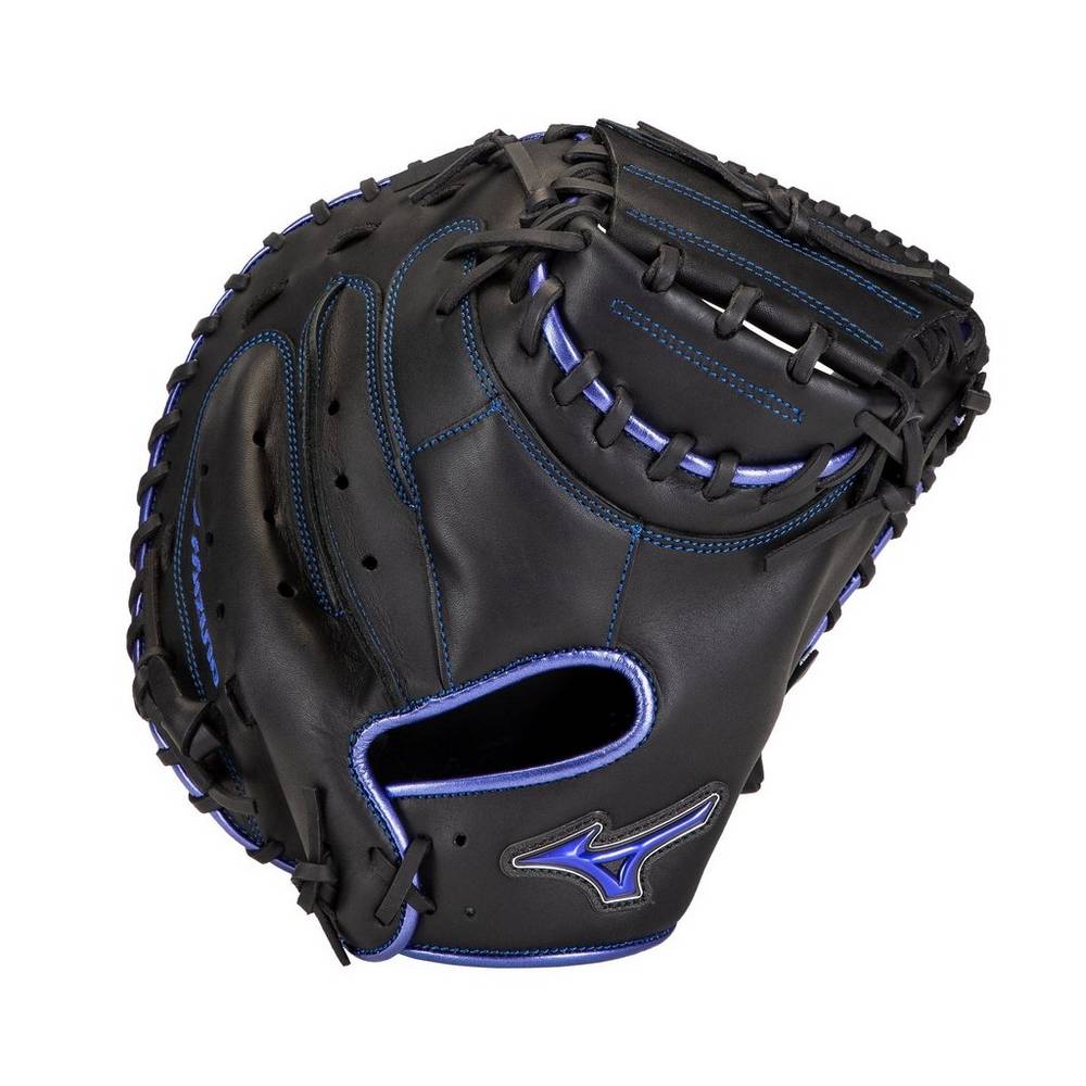 Catchers Mitt Mizuno Baseball MVP Prime SE 34" - Homem - Pretas/Azul Marinho - KSPRF6093